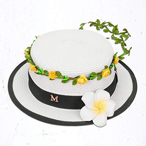 Multicolor Flower Crown Headbands Set - Boho Wedding & Party Hair Accessories
