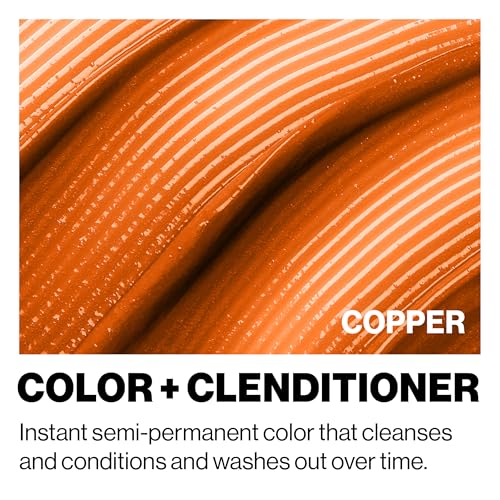 Keracolor Clenditioner COPPER Hair Dye - Semi Permanent Hair Color Depositing Conditioner, 12 Fl. Oz.