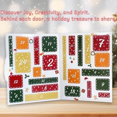PWYSHXDF Multicolor Makeup Advent Calendar 24 Days Holiday Gift Set