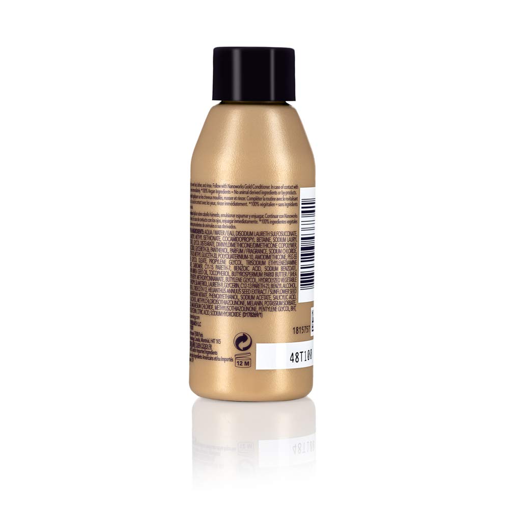 Pureology Nanoworks Gold Shampoo - Hydrating Formula for Dry, Color-Treated Hair | Sulfate-Free & Vegan