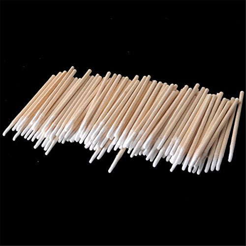 1000 Pcs Pointed Cotton Swabs with Wooden Handles for Makeup and Cleaning