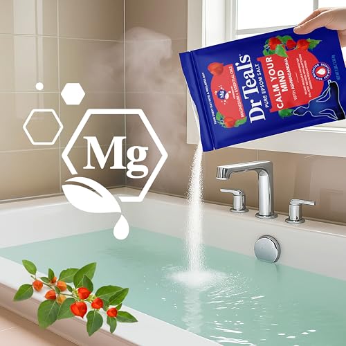 Dr Teal's Epsom Salt Magnesium Soak with Ashwagandha, 3 lbs