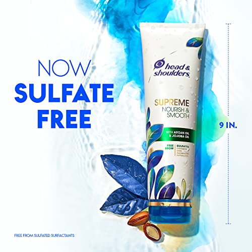 Head & Shoulders Supreme Nourish & Smooth Conditioner 9.4 fl oz - Sulfate Free, Jojoba Oil Infused
