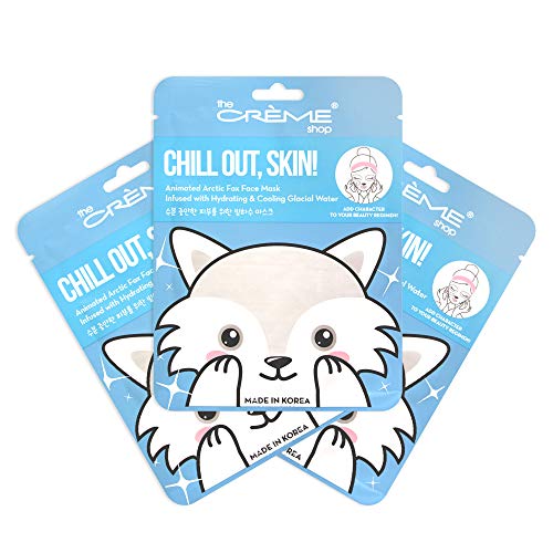 The Crème Shop Chill Out Skin! Cooling Sheet Mask Pack of 3
