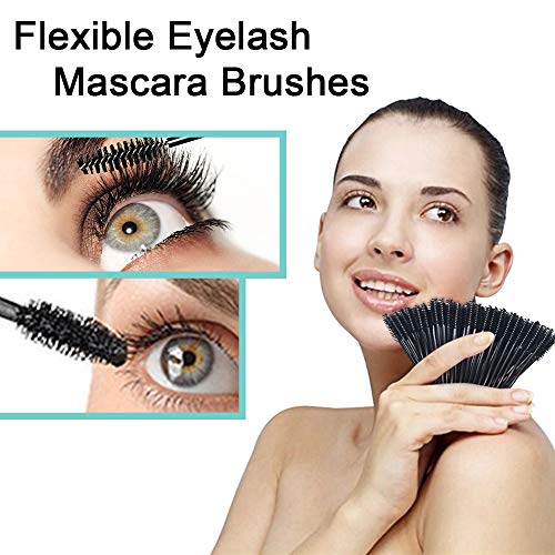 Obinhere Black Disposable Mascara Wands 300 pcs for Lash & Eyelash Extension