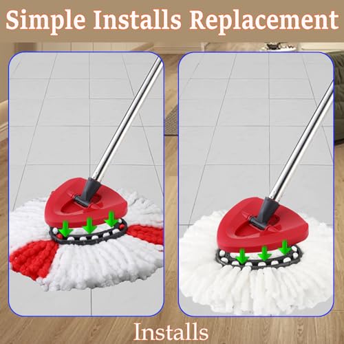 3 Pack Mop Head Refill for O-Cedar EasyWring Spin Mop