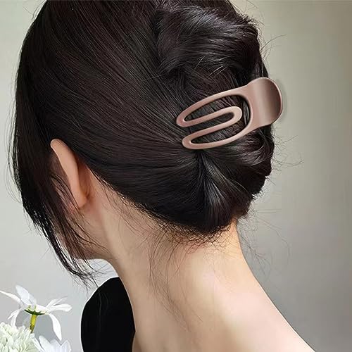 4PCS French Hair Clips - Curved Alligator Claw Clips for Women