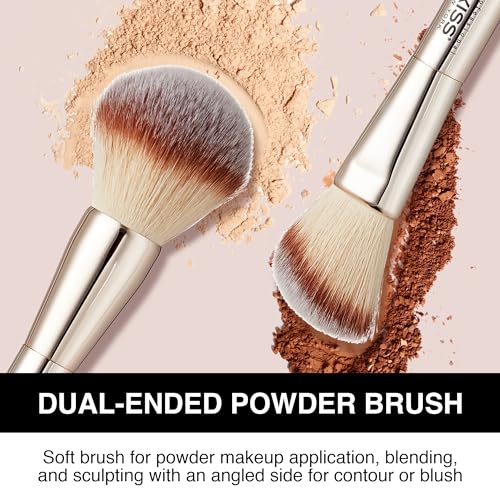 KISS New York Professional Dual Ended Powder Brush for Face Contouring