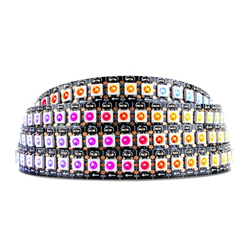SEZO WS2812B LED Strip Light 3.3FT - Individually Addressable RGB