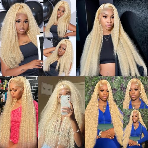 Blonde #613CL Curly Hair Bundles - 18 inch Brazilian Virgin Hair