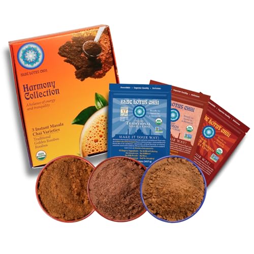 Blue Lotus Chai Harmony Collection - 50 Cups of Instant Chai