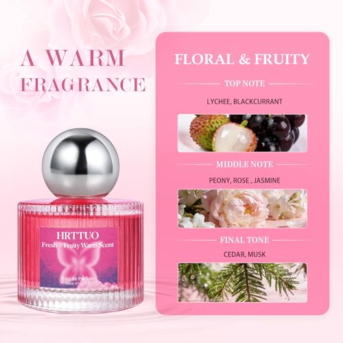 Musk Eau de Parfum for Women - Fresh Floral & Fruity Scent, 1pc
