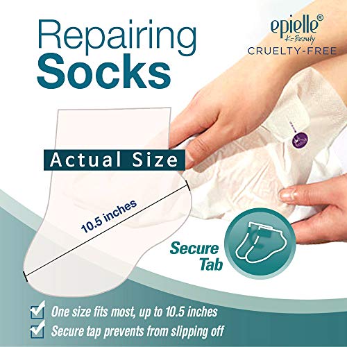 Epielle Foot Peeling & Intensive Repairing Mask Set - 2-Step Foot Care