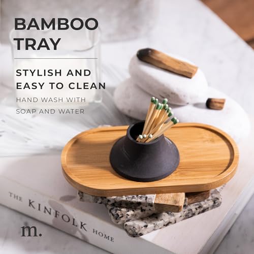 MaisoNovo Bamboo Soap Tray | Eco-Friendly Bathroom Organizer