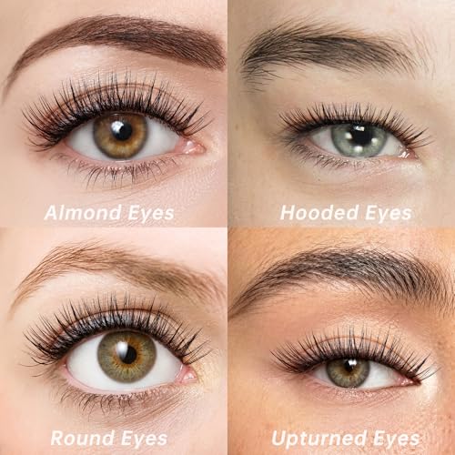 EHSZM BEAUTY Self-Adhesive Lash Clusters Natural 14mm - Easy Peel & Wear