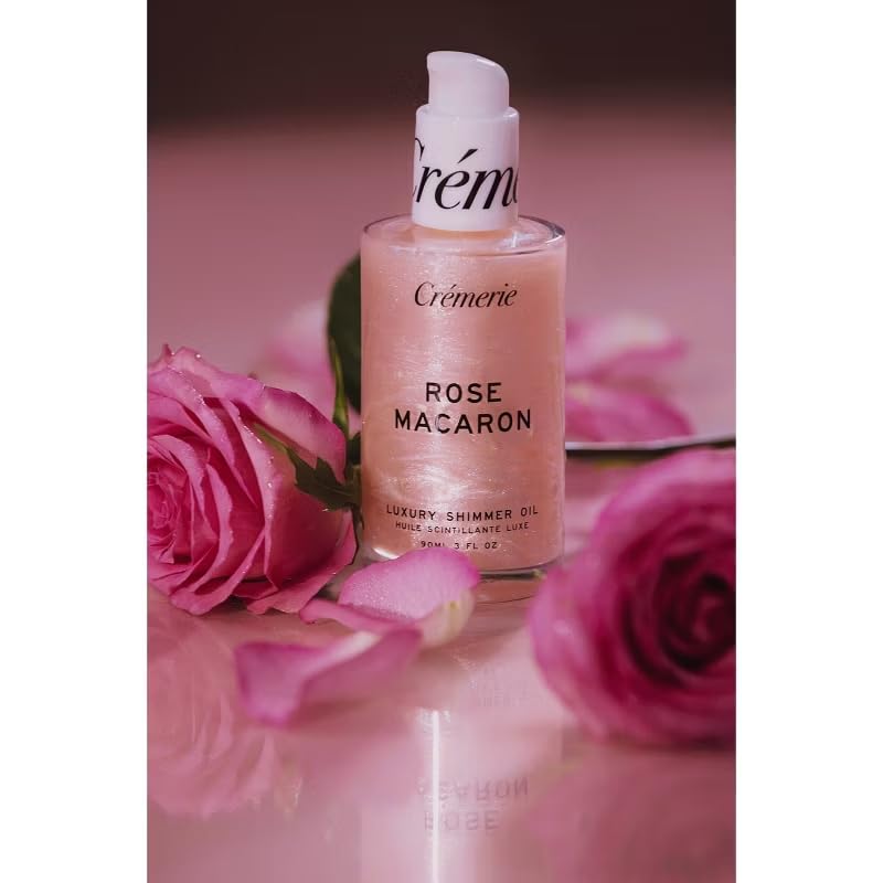 Body Oil - Rose Macaron Scent - Nourishing 3 fl oz Moisturizer
