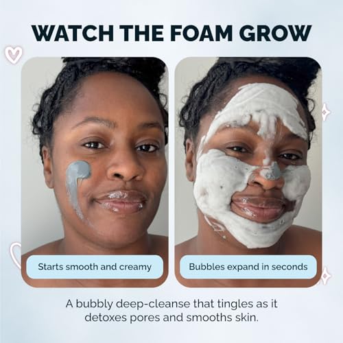 Elizabeth Mott Carbonated Bubble Clay Mask - Deep Pore Cleansing Charcoal Mask