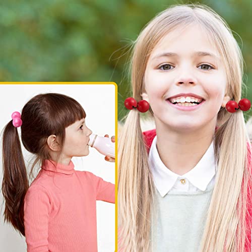 Cindeer 36 Pcs Colorful Ball Hair Ties for Kids - 20mm Ponytail Holders