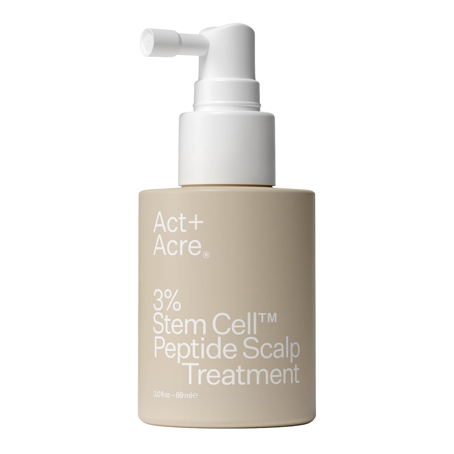 Cold Processed Stem Cell Peptide Hair Treatment - Boosts Density with Grape Stem Cells & Caffeine | Vegan, Fragrance-Free | 3 Fl Oz