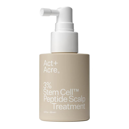 Cold Processed Stem Cell Peptide Hair Treatment - Boosts Density with Grape Stem Cells & Caffeine | Vegan, Fragrance-Free | 3 Fl Oz