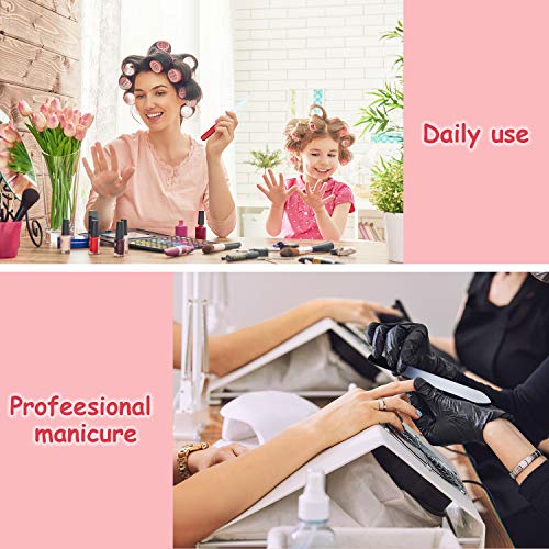 Mudder 12-Piece Glass Nail Files Set with Cases for Manicure