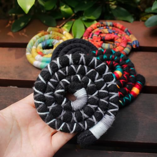Spiral Lock Dreadlock Hair Tie - Bendable Ponytail Holder for Thick Hair