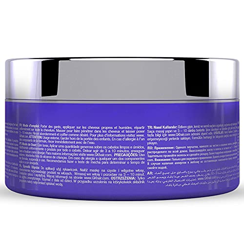 GK HAIR Bombshell Purple Hair Color Masque - Moisturizing Toning Mask