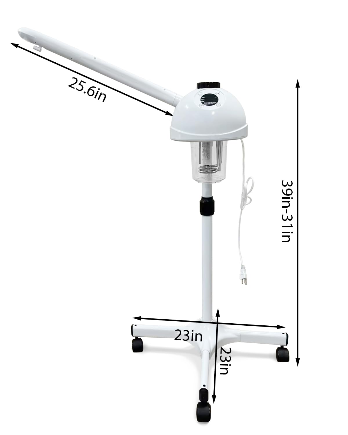 Professional Facial Steamer with Hot Ozone Function—Ideal for Estheticians and Beauty Professionals, for Use at Home or in the Salon