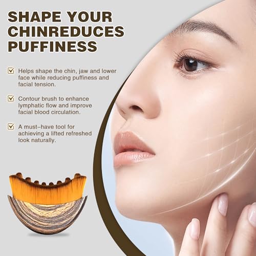 Lymphatic Drainage Face Brush – Ergonomic Sculpting Tool