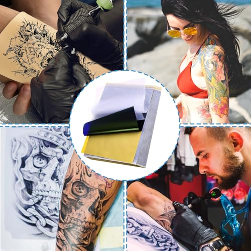 ComboFix 50 Sheets Tattoo Transfer Paper for Tattooing - Thermal Stencil Sheets Bulk
