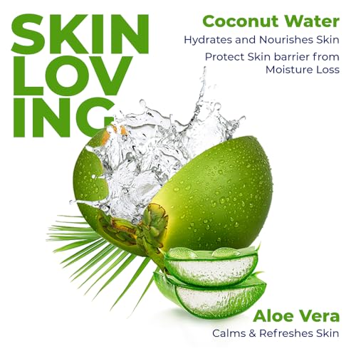 Parachute Advansed Rejuvenating Body Wash with Aloe Vera & Coconut Water, 8.4 Fl Oz (Pack of 3)