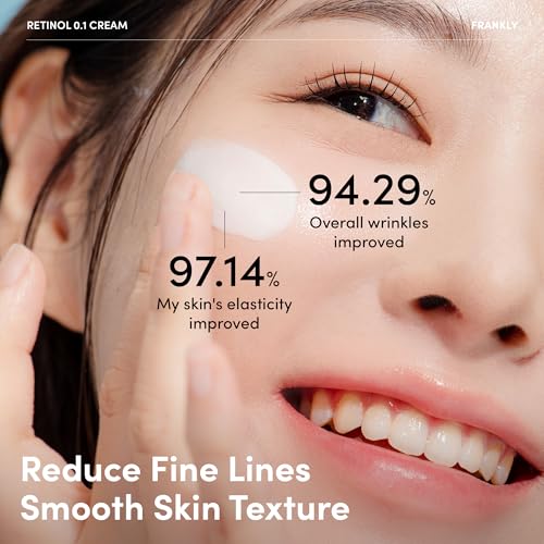 FRANKLY Retinol 0.1% Cream - Anti-Aging Night Cream with Ceramides & Ginseng