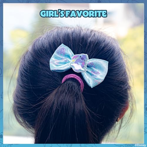 Stitch Hair Accessories Set for Girls - Bow, Clips & Ties, Kid-Friendly