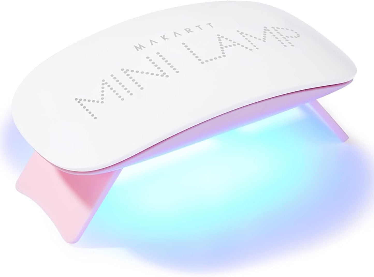 Makartt UV Nail Lamp - Handheld Flash Cure Light with Painless Mode & LCD Display | 800mAh Rechargeable, 3 Timers for Home & Salon Use