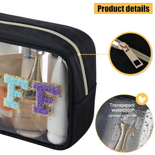 YudeYg Lake Blue Travel Medicine Organizer & Toiletry Bag for Women