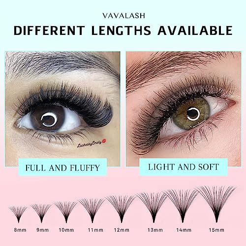 VAVALASH 600 Fans Premade Volume Lash Extensions 24D 8-15mm