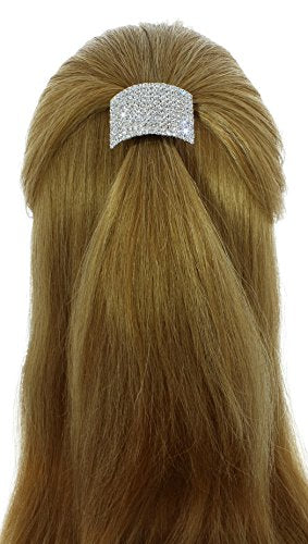 Rhinestone Ponytail Holder - Sparkling Crystal Elastic Hair Tie