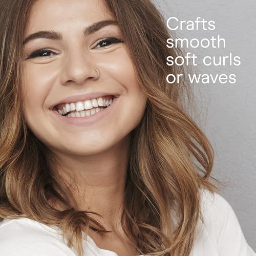 Conair Ceramic & Wood Round Hair Brush - Vented Barrel for Smooth Blowouts