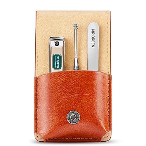 MR.GREEN Portable Manicure Set - Stainless Steel Nail Grooming Kit (Mr-6101)