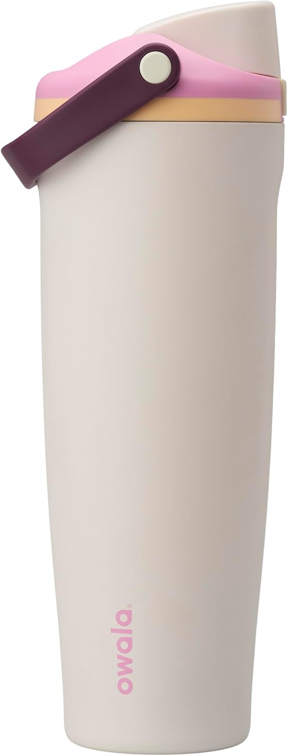 Owala FreeSip Sway Insulated Stainless Steel Water Bottle - 40oz, Two-Way Spout, BPA Free, Leak Proof, Ideal for Travel & Sports