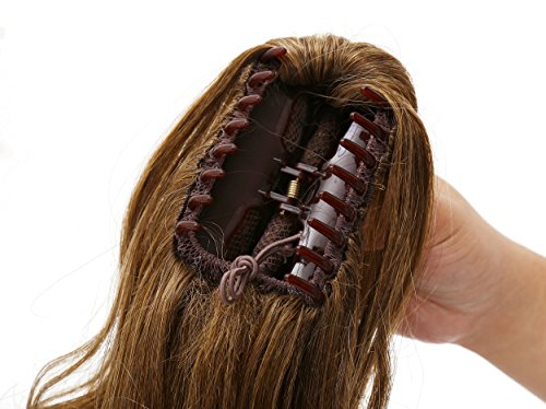 Onedor 20-Inch Black Curly Synthetic Clip-In Ponytail Hair Extension - 190g