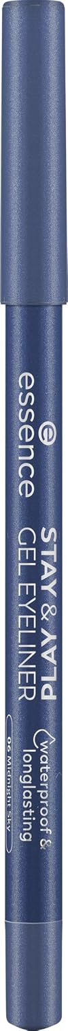 Stay & Play Gel Eyeliner - Waterproof, Long-Lasting Formula | Super Soft Texture | Vegan (05 Verry Berry)