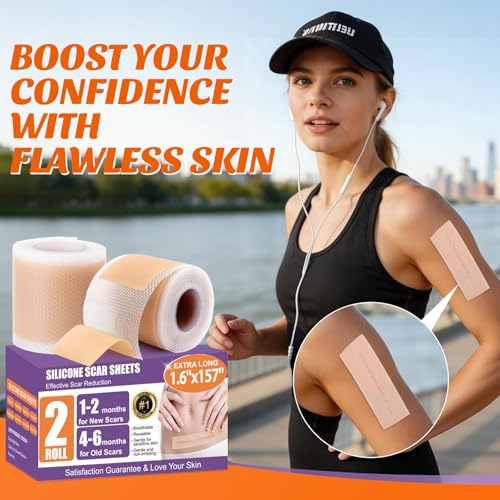 Medical-Grade Silicone Scar Tape for C-Section & Surgical Scars
