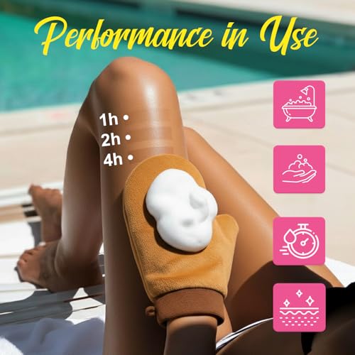 Self-Tanning Mousse for Natural Sun-Kissed Glow - Fast-Drying & Streak-Free, 6.76 FL
