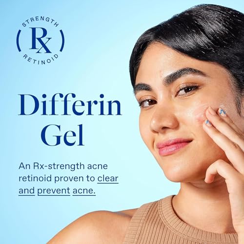Differin Acne Treatment Gel with 0.1% Adapalene - 15g Tube