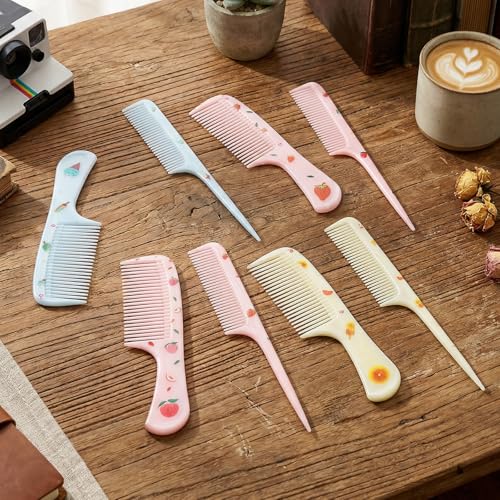 8-Piece Toddler Hair Comb Set - Gentle Baby Grooming Combs