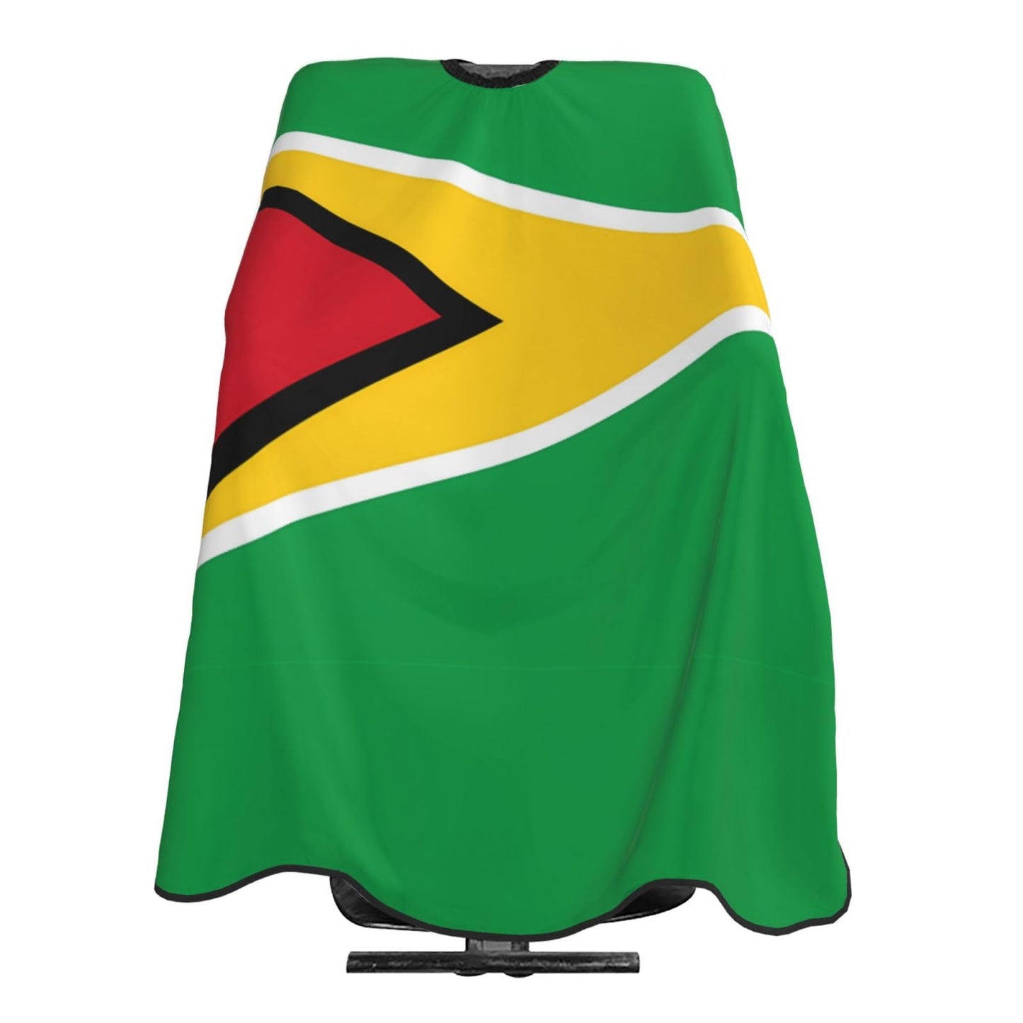 Guyana Flag Hair Cutting Barber Cape Hair Salon and Dyeing Styling Cloth for Women/Men