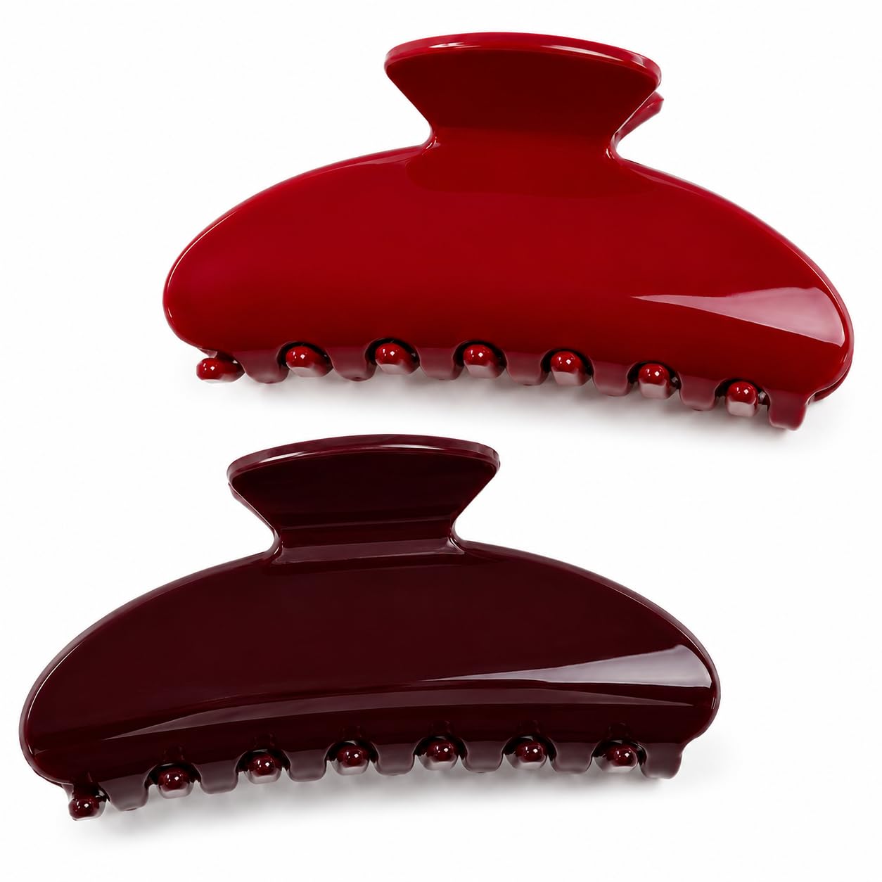 Hair Claw Banana Clips - Tortoise & Leopard Print Celluloid Barrettes | Large Fashion Accessories for Women