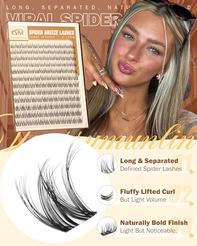 Short Spider Breeze Lash Clusters - Natural Wispy 8-12mm Eyelash Extensions