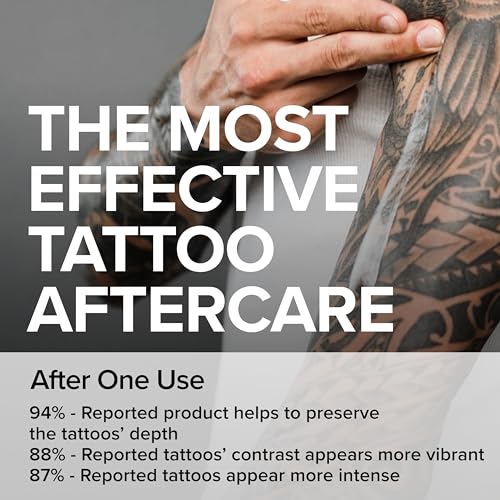 Mad Rabbit Tattoo Balm & Aftercare Cream- Color Enhancement that Revives Old Tattoos, Hydrates New Tattoos, Made With Clean Ingredients + Petroleum Free, Daily Tattoo Lotion Moisturizer & Brightener